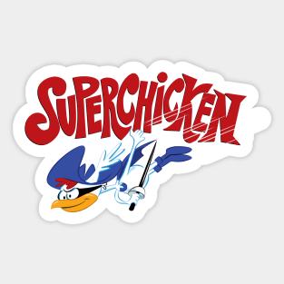 Super Chicken Sticker